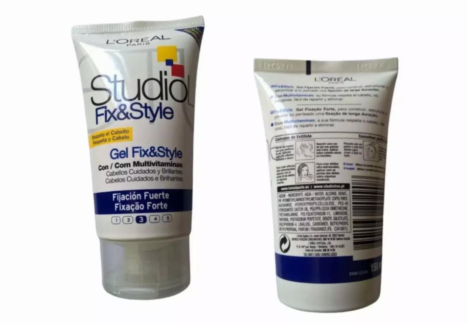 Gel fijador afectado