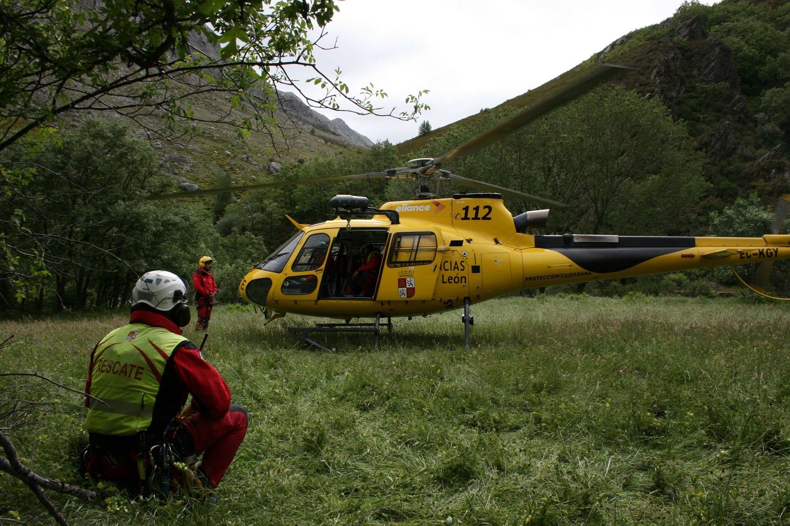 Imagen de archivo del Grupo de Rescate de la Consejería de Fomento y Medio Ambiente de la Junta de Castilla y León.