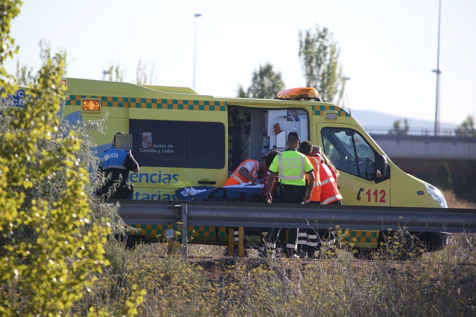 Accidente en la rotonda del Leclerc