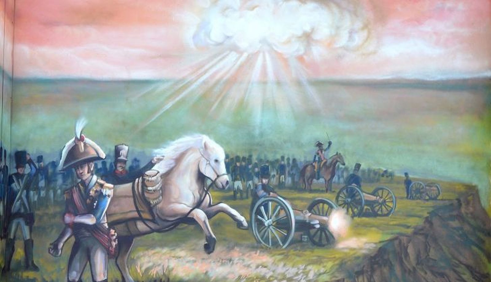 Arapiles, Mural Daniel Martin batalla 3