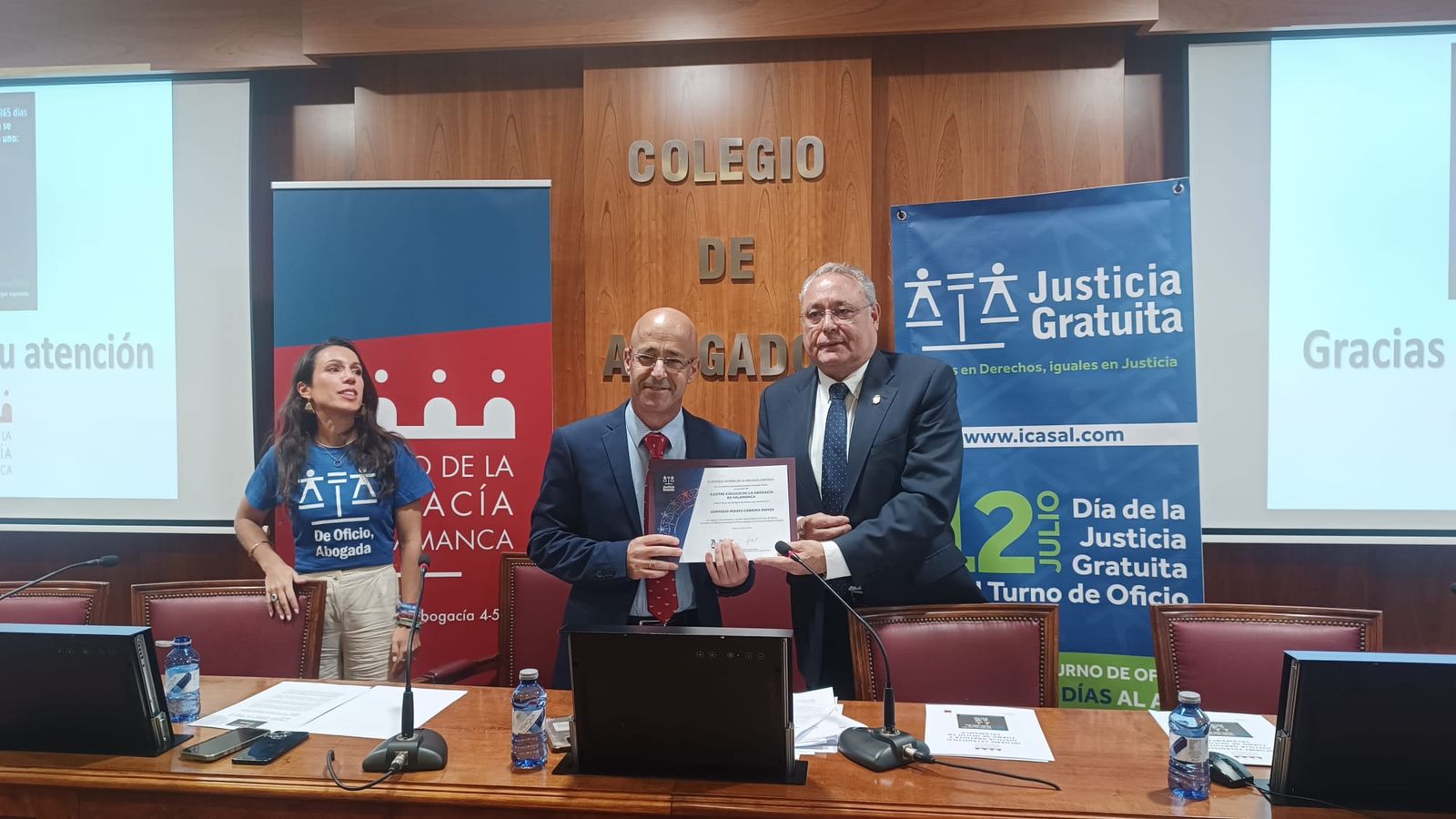 Gervasio Moises Cabrera, en su reconocimiento el 11 de julio de 2025