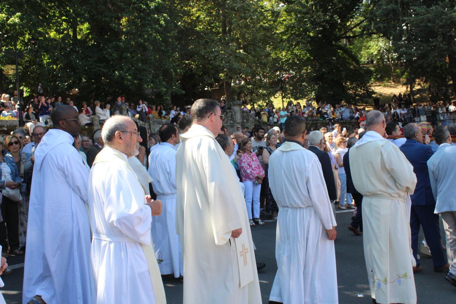 Béjar, misa y procesión en el santuario de Nuestra Señora del Castañar