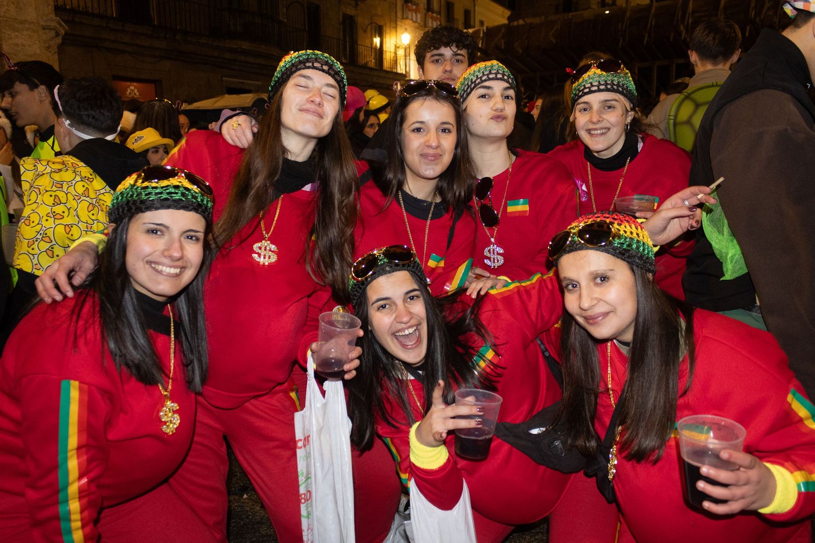 Salamanca de noche, sábado del Carnaval del Toro de Ciudad Rodrigo
