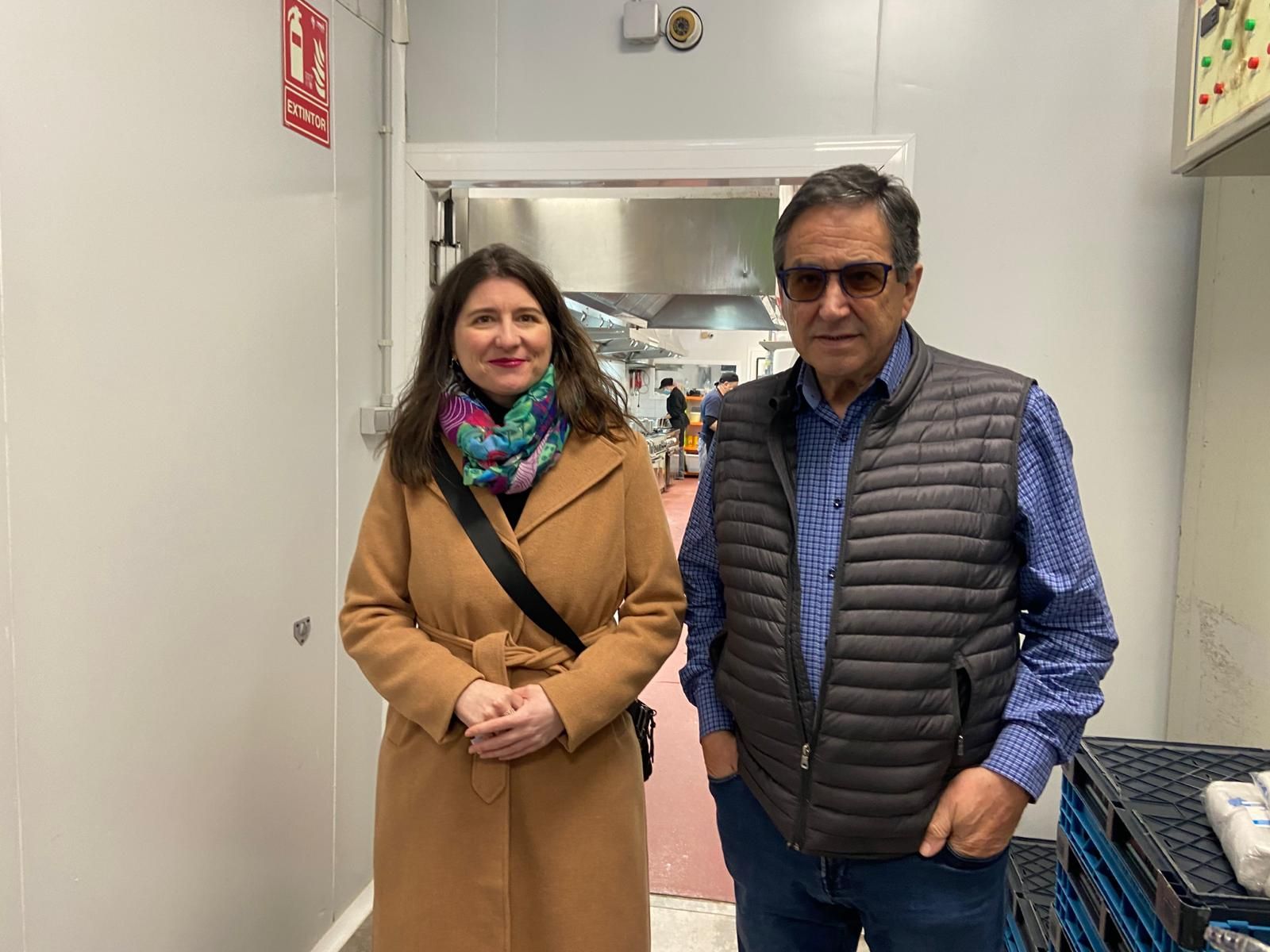 Miryam Rodríguez y Emiliano Tapia en Algo Nuevo, catering encargado de atender a personas con necesidades especiales