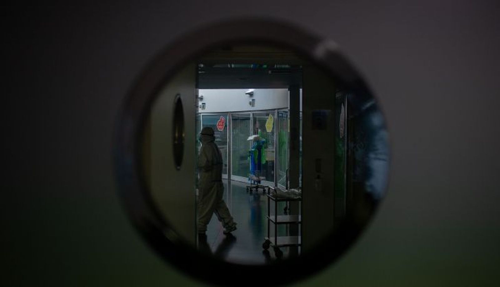 Un sanitario en el hospital