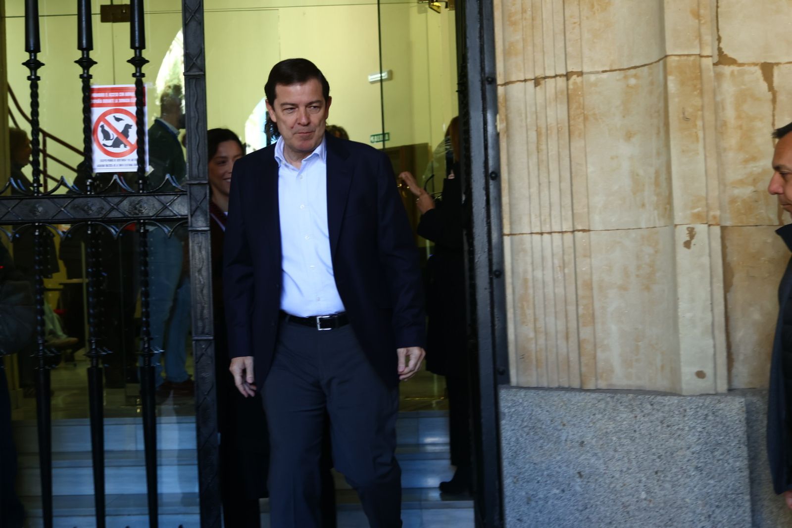 Votación de Alfonso Fernández Mañueco