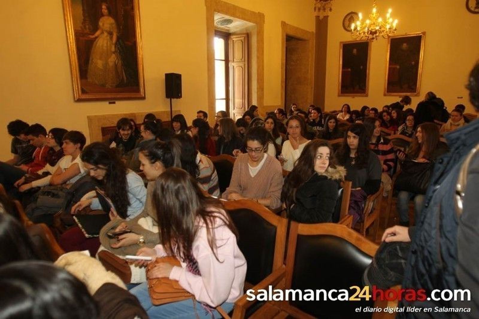 Michael Helm en la Facultad de Filología