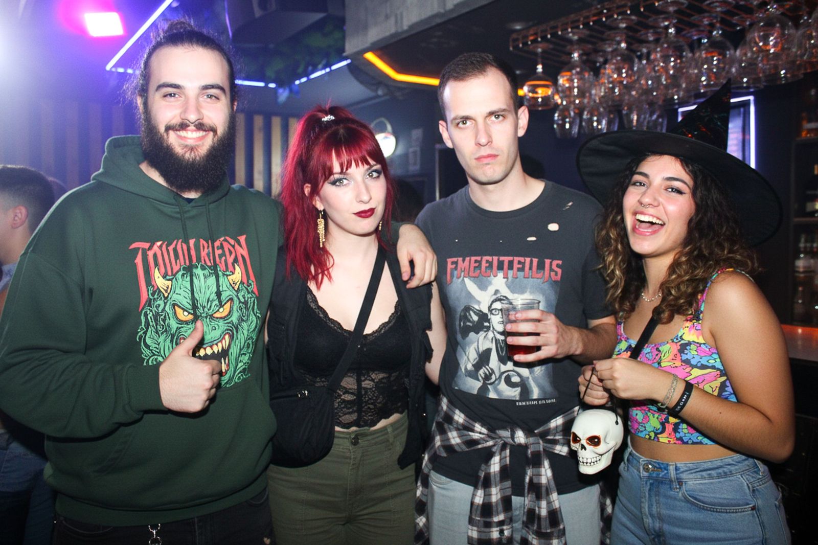 Salamanca de noche, viernes 31 de octubre