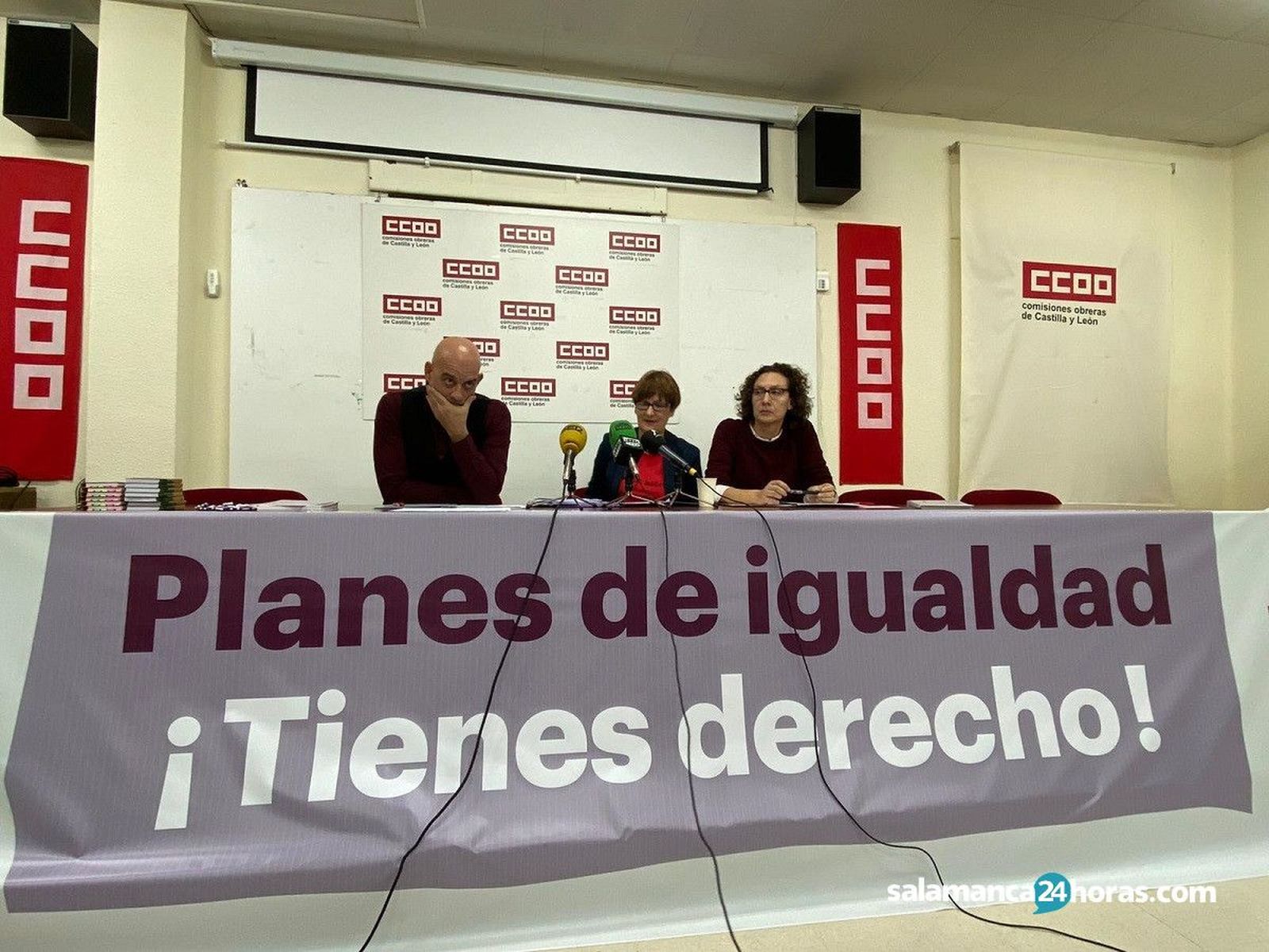 Emilio Pérez, Pilar Blanco y Laura Mayo