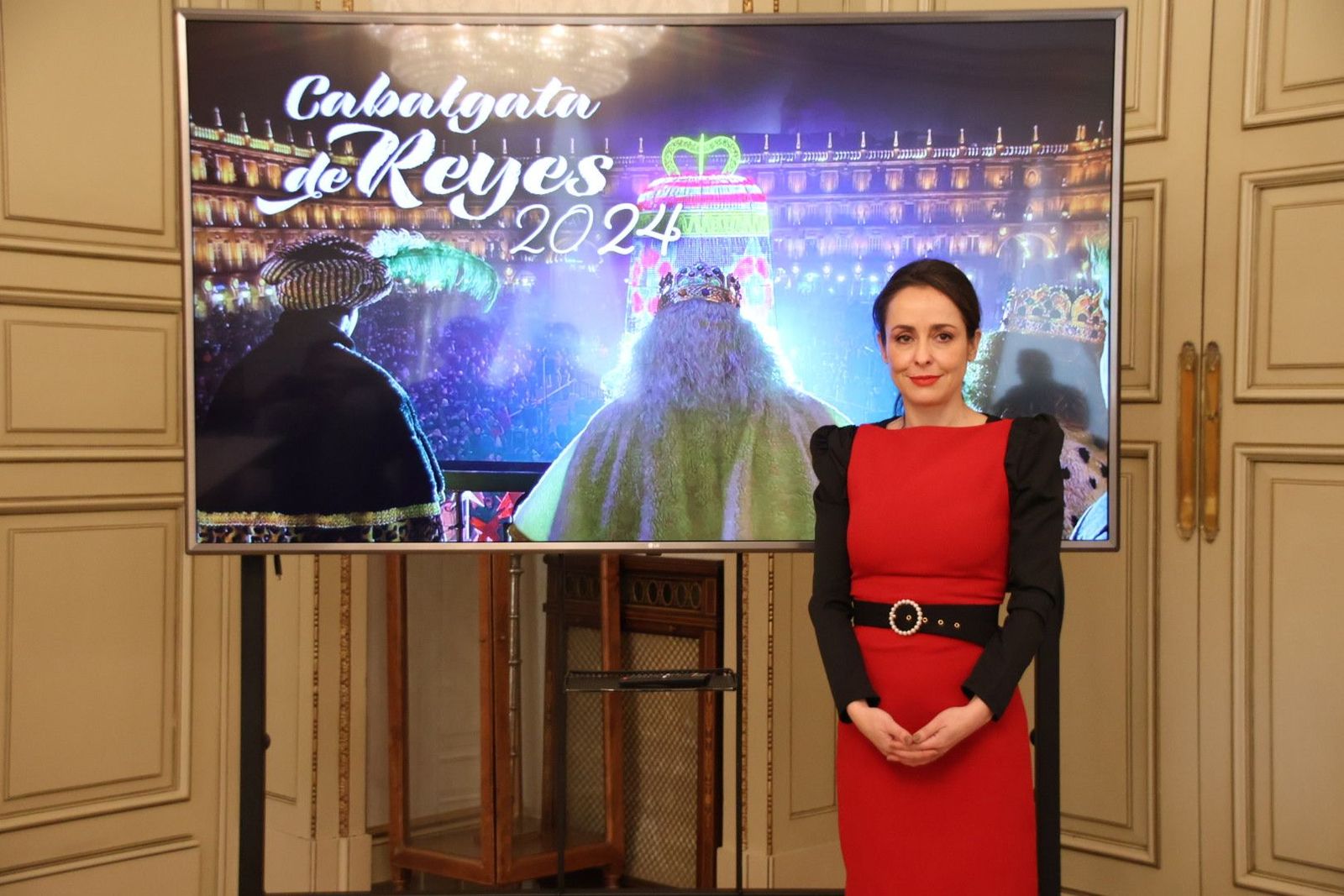 Carmen Seguín, presenta la Cabalgata de Reyes organizada por el Ayuntamiento de Salamanca