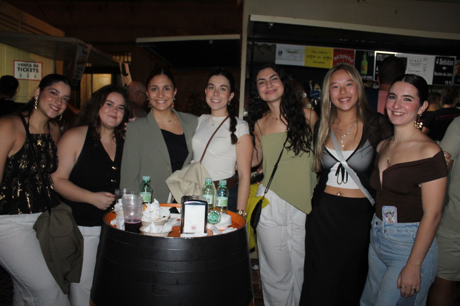Ambiente en la Feria de Día en la tarde de este