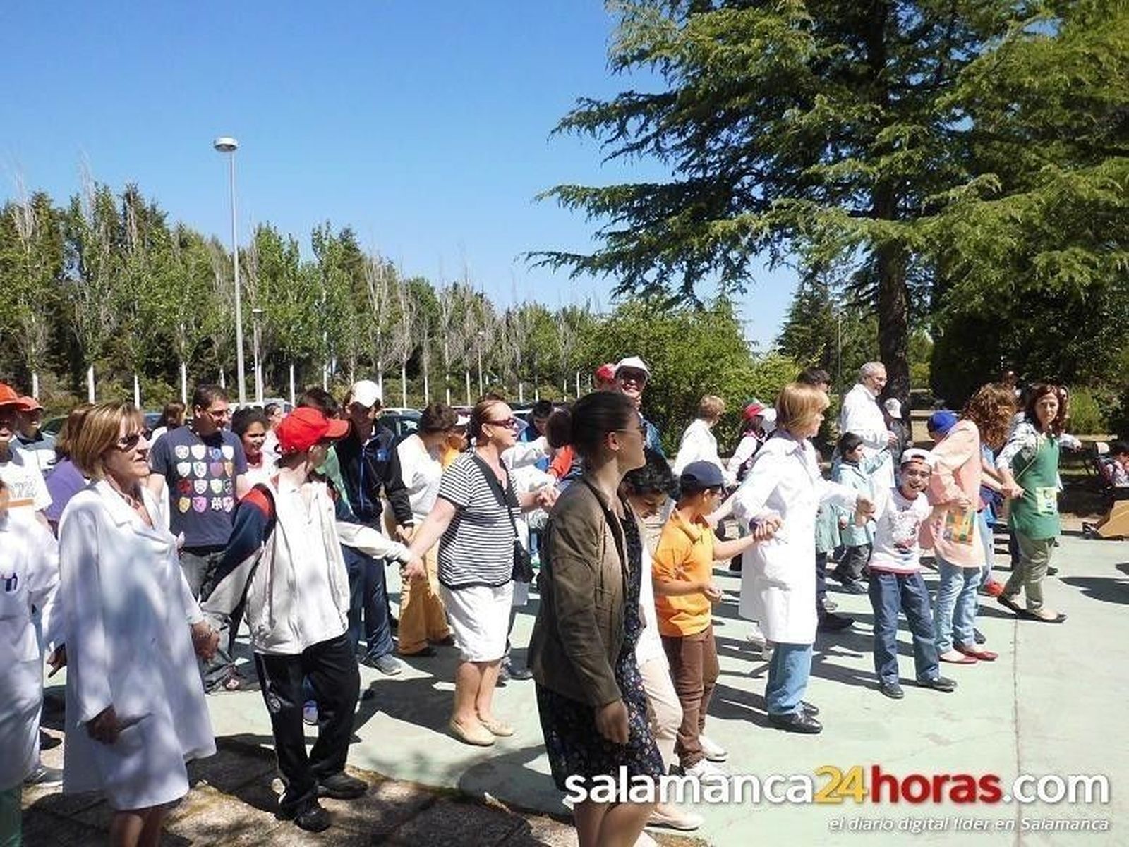 Concierto en el centro de educación especial Reina Sofía. Foto de archivo.