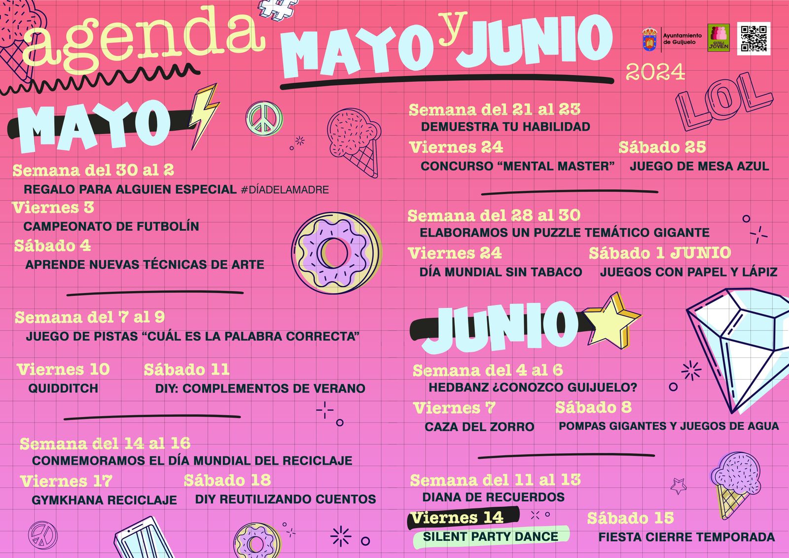 AGENDA MAYO Y JUNIO 24 AGENDA MAYO Y JUNIO 24