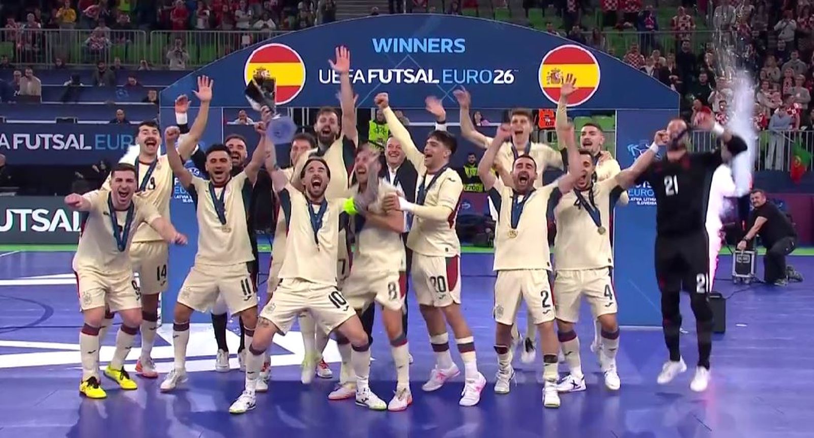 Selección Española de fútbol sala campeona europea 2026