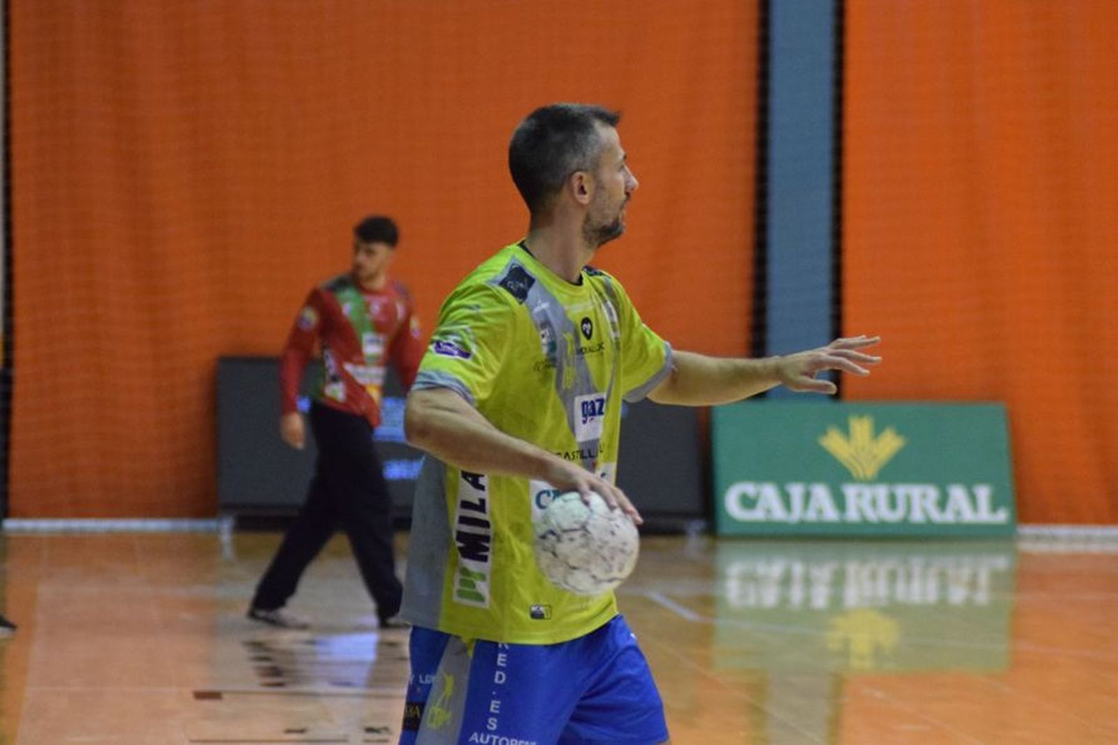 Guille García en el Balonmano Zamora - Trops Málaga. Archivo.
