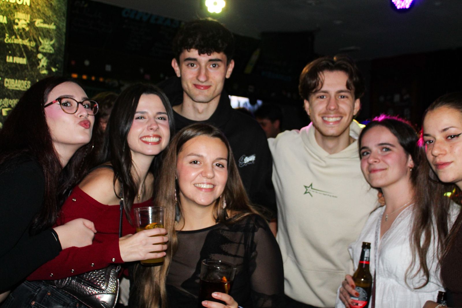 Salamanca de noche, sábado 6 de diciembre