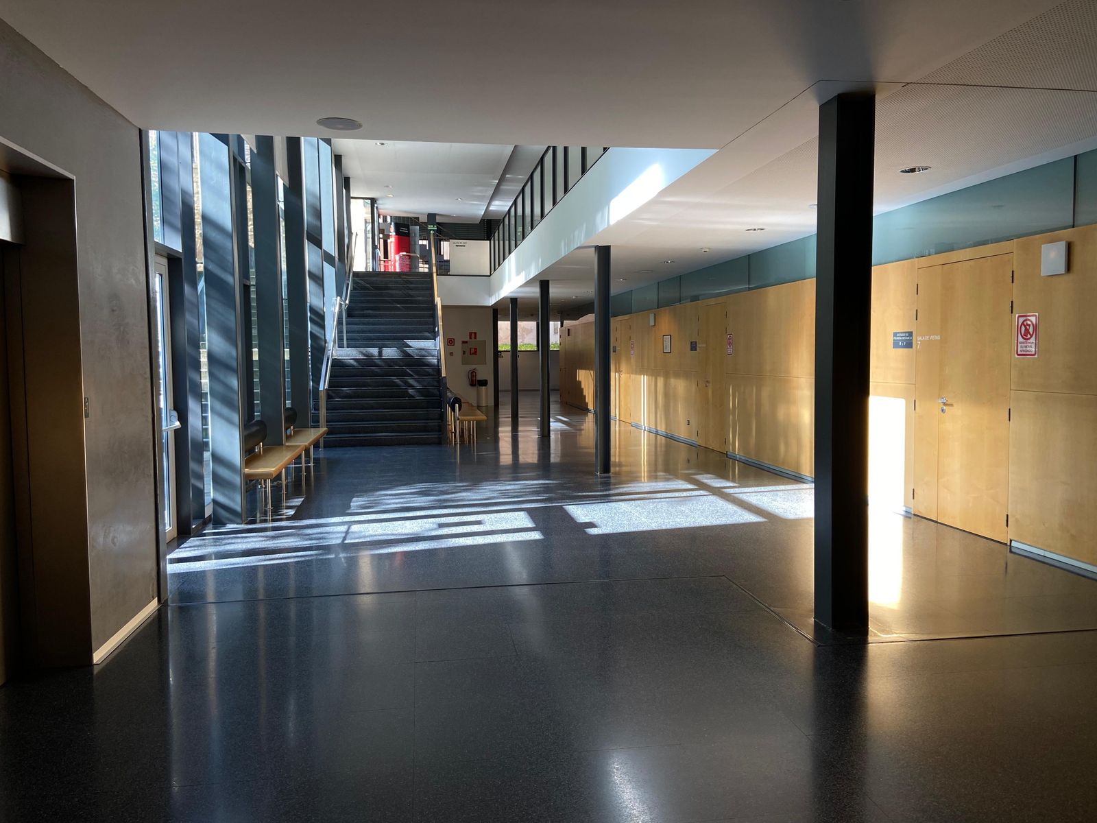 Salas de vistas en los Juzgados de Salamanca. Foto de archivo.