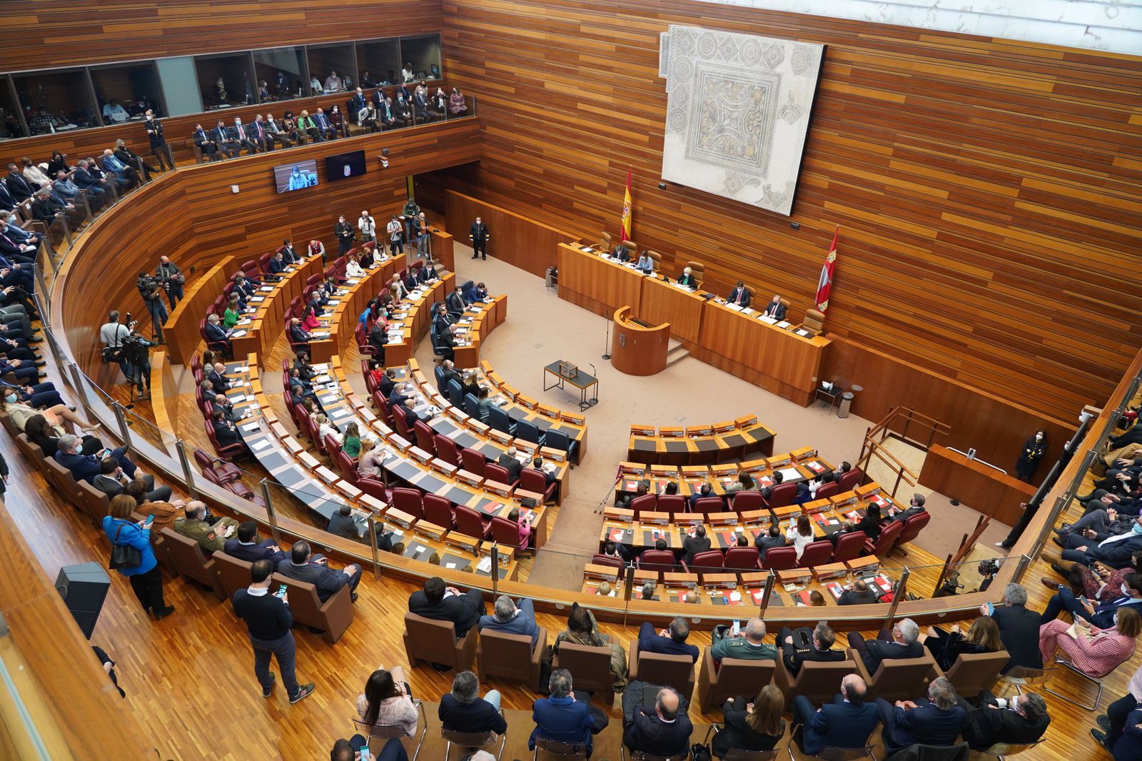 Pleno de constitución de la XI Legislatura de las Cortes de Castilla y León. Imagen archivo. ICAL Pleno de constitución de la XI Legislatura de las Cortes de Castilla y León. Imagen archivo. ICAL