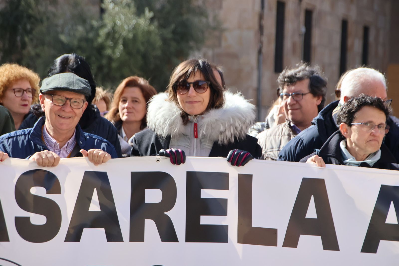 Concentración mutualistas ante la sede del PSOE