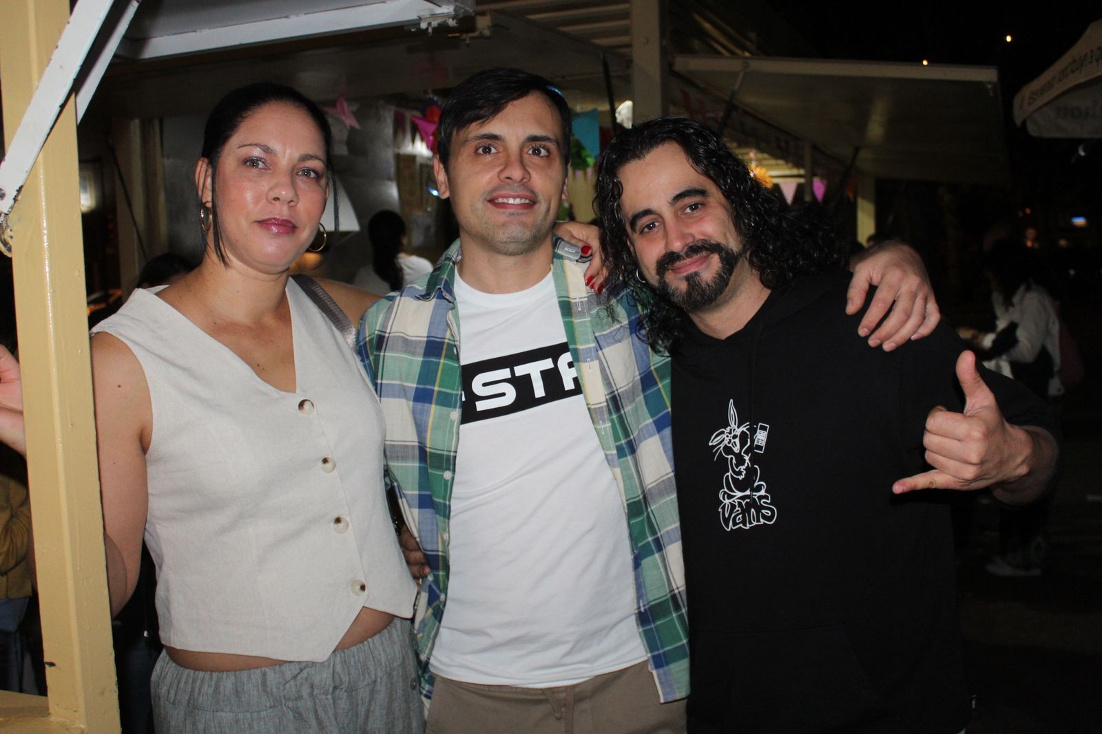 Ambiente en la Feria de Día en la tarde de este lunes