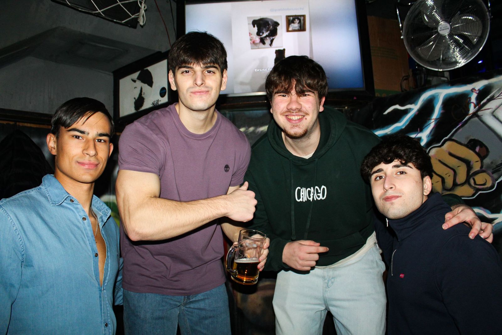 Salamanca de noche, sábado 6 de diciembre