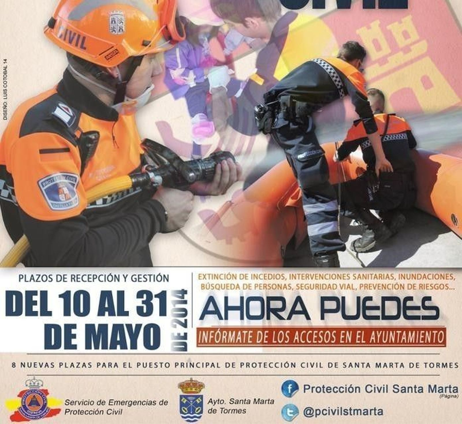 Convocadas ocho nuevas plazas para la Agrupación de Protección Civil Convocadas ocho nuevas plazas para la Agrupación de Protección Civil