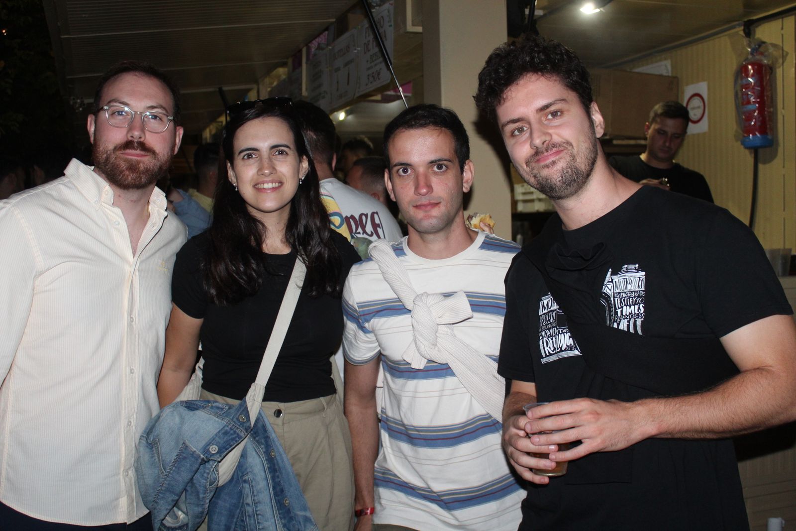 Ambiente en la Feria de Día en la tarde de este
