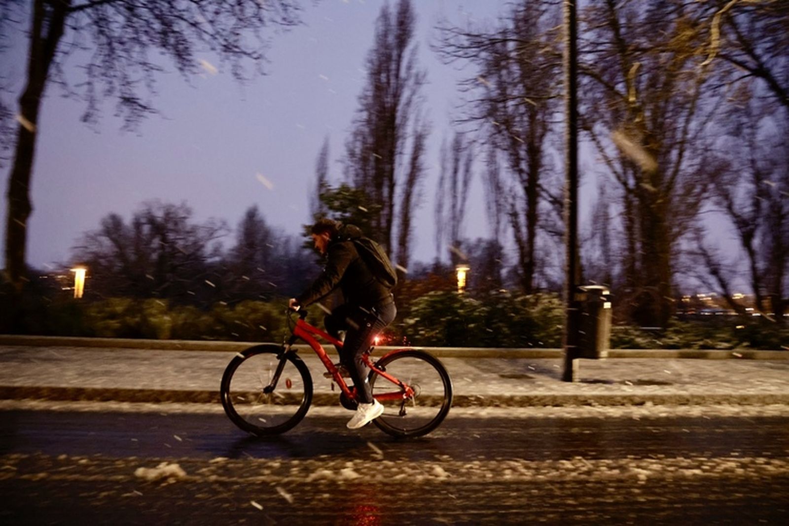 La nieve anega carreteras y tiñe de blanco Salamanca capital y provincia: imágenes de la nevada de este 28 de enero
