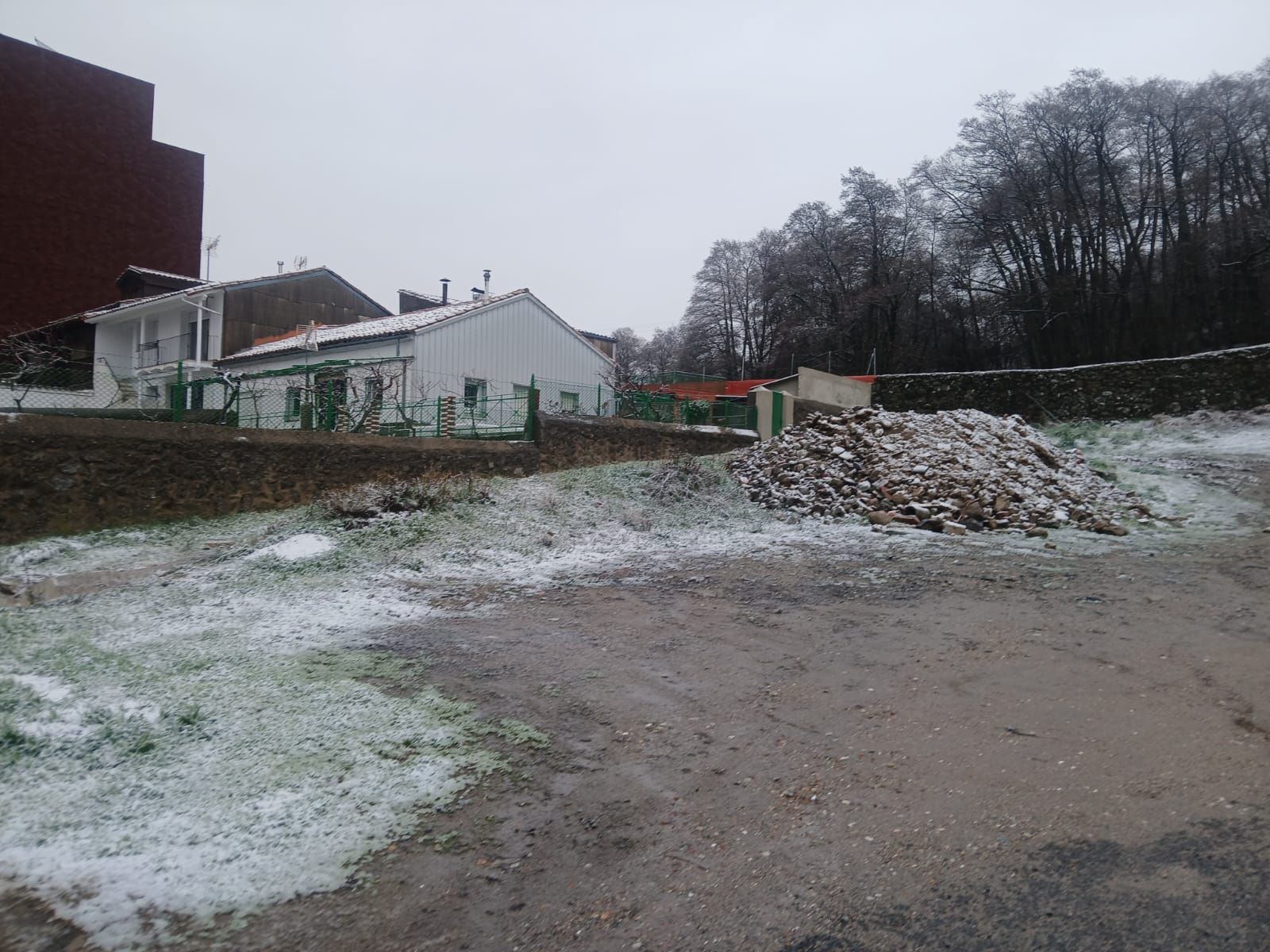 Nieve en la provincia de Salamanca este lunes 9 de marzo