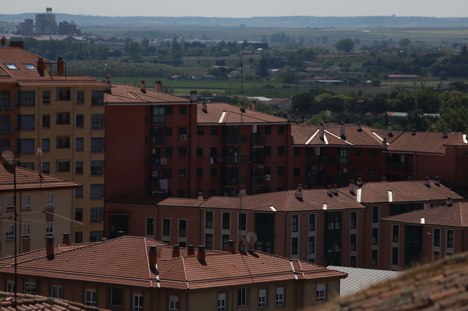 Imagen de un bloque de viviendas en Zamora