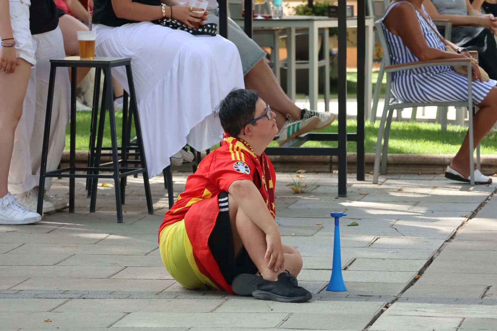GALERÍA | Así se vivió la final de la Eurocopa Femenina en La Marina Fotos: Nuria Galindo