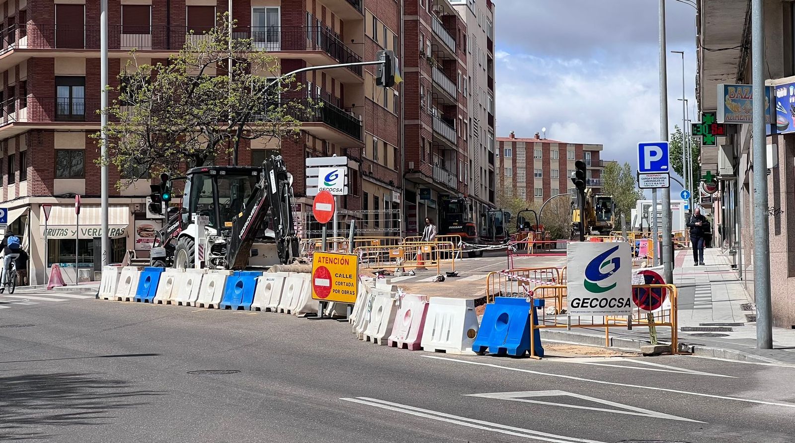 Cortes de tráfico carretera de Ledesma