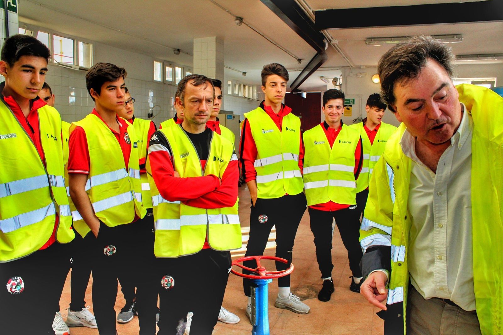 Visita a la ETAP de Zamora anterior a la pandemia