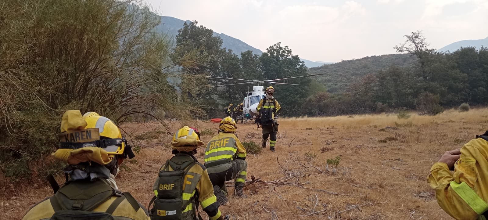 BRIF Laza en el incendio de Porto. Foto ATBrif