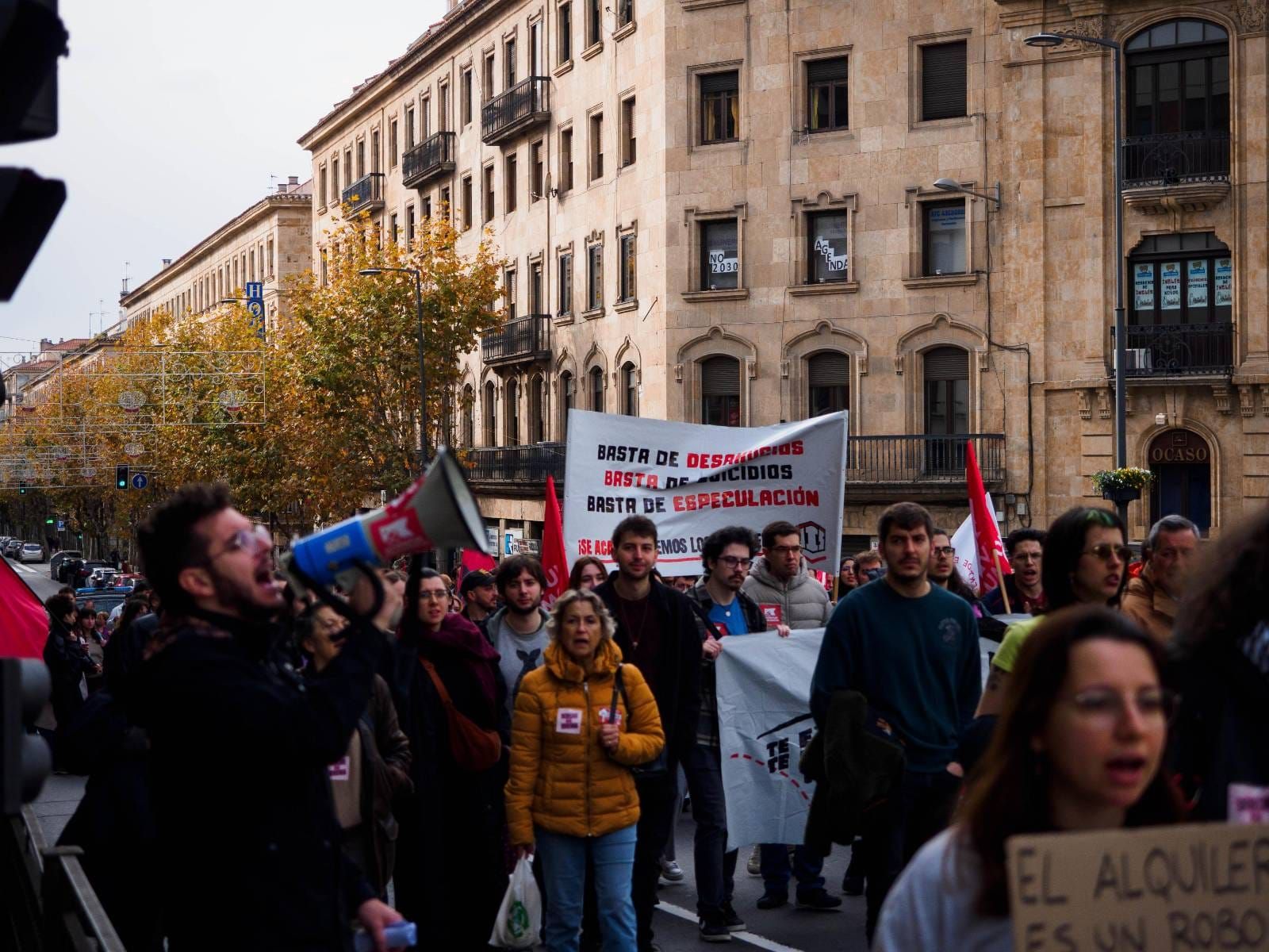 Manifestación Asamblea de Inquilinas de Salamanca