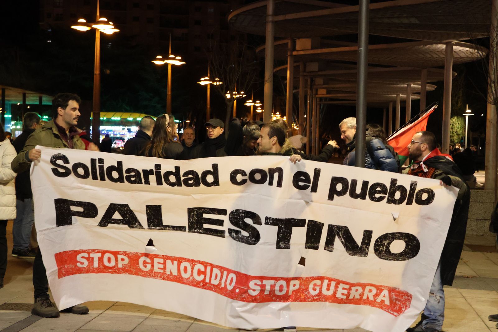 Concentración en Zamora en solidaridad con el pueblo palestino