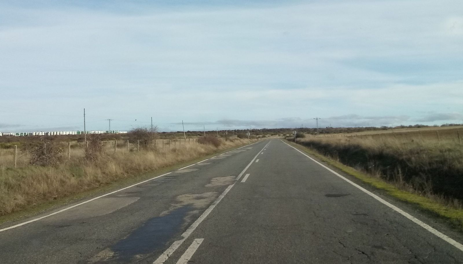 Imagen de la SA 212 entre Fuenterroble y Guijuelo