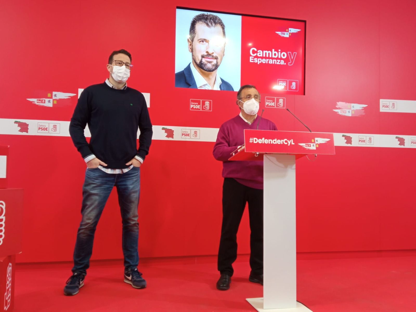 José Ignacio Martín Benito e Iñaki Gómez en rueda de prensa