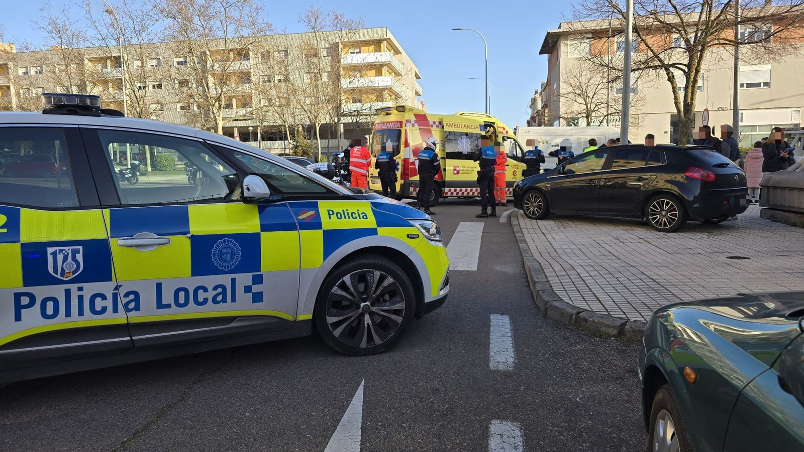 Colisión en calle Astorga