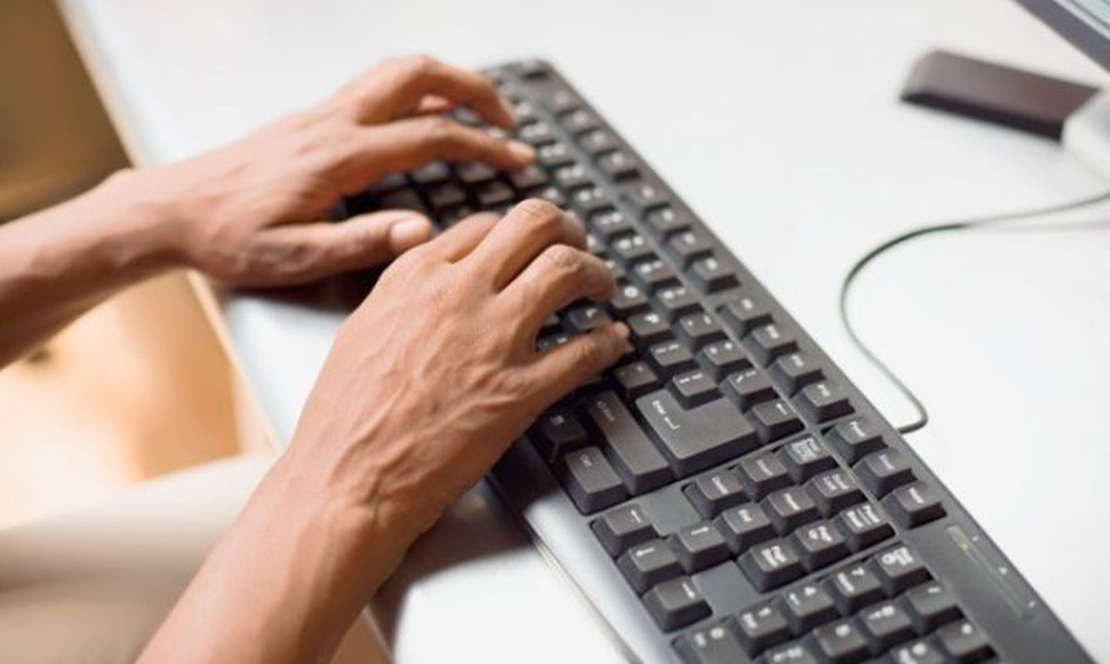 Imagen de archivo de un teclado de PC
