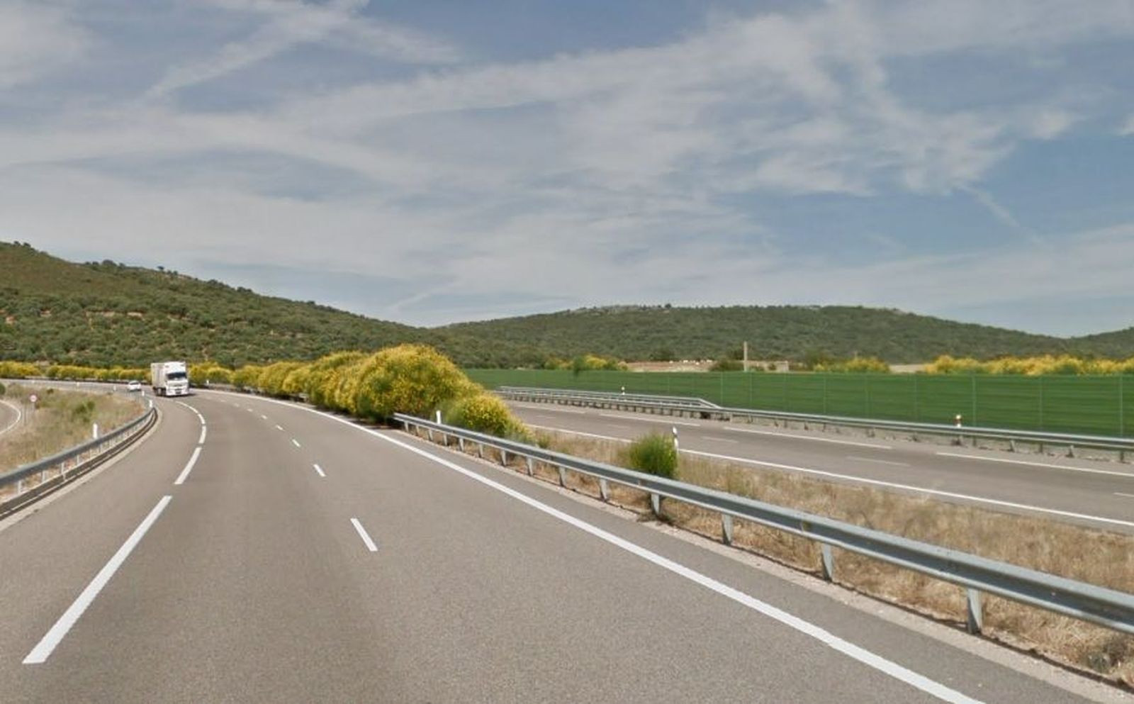 Autovía A62 a la altura de Ciudad Rodrigo. Foto de archivo