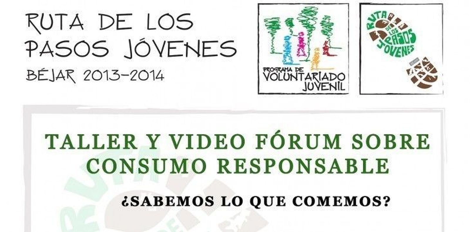 La Ruta de los Pasos Jóvenes realiza un taller sobre consumo responsable