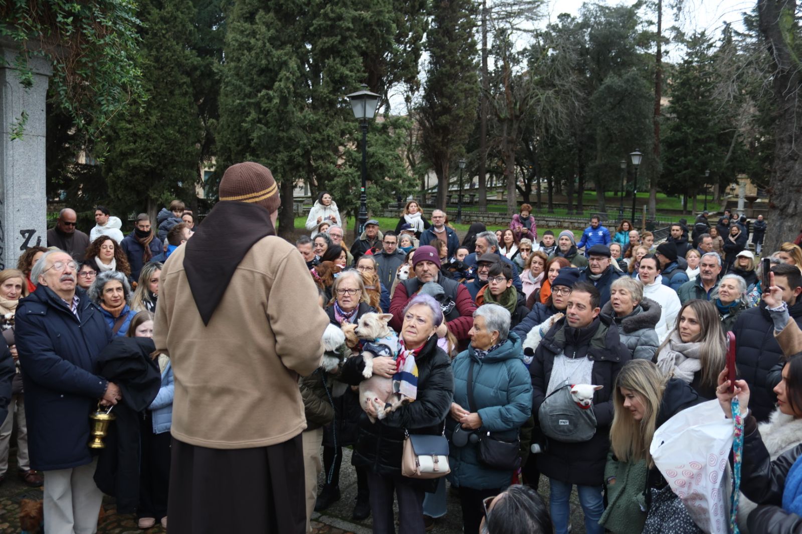 Bendición de los animales por San Antón en el Campo de San Francisco