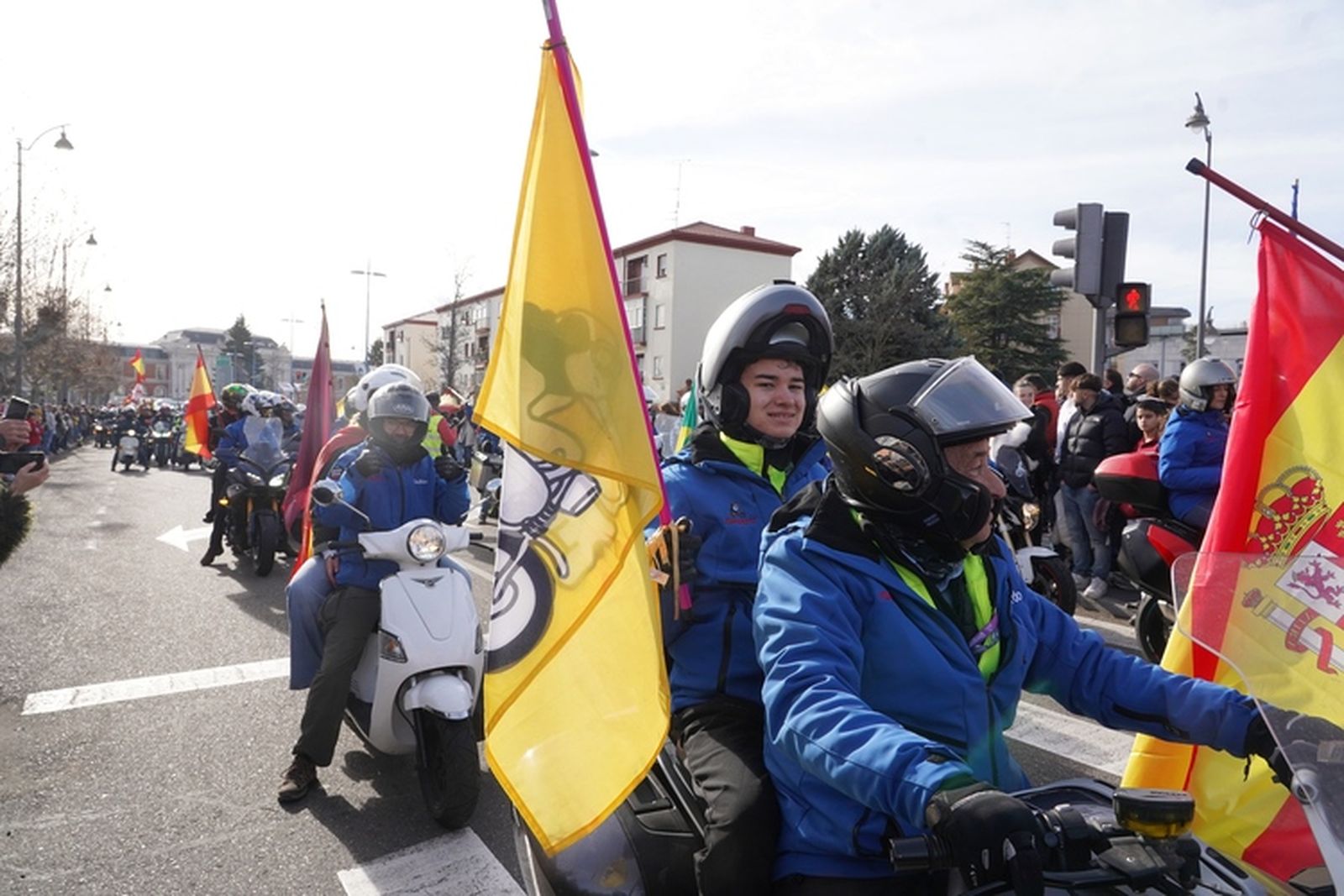 Cientos de motoristas se reúnen en Valladolid en 'Pingüinos 2026'