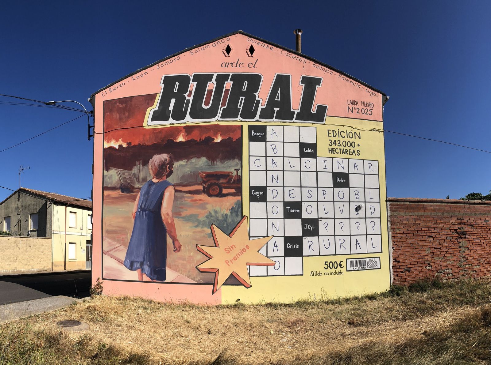 Imagen del mural de Laura Merayo