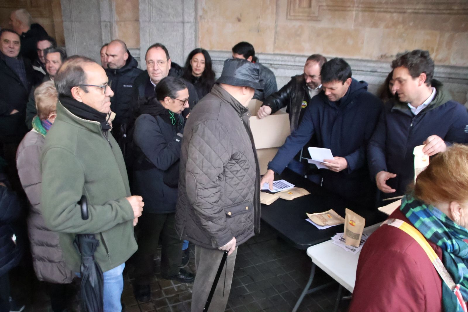 El sector de las legumbres y el cereal se manifiesta en Gran Vía contra Mercosur