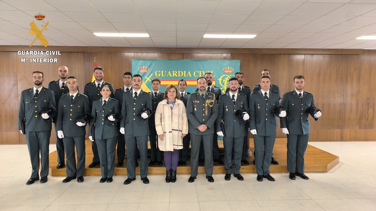 La Comandancia de Salamanca recibe a los guardias civiles alumnos