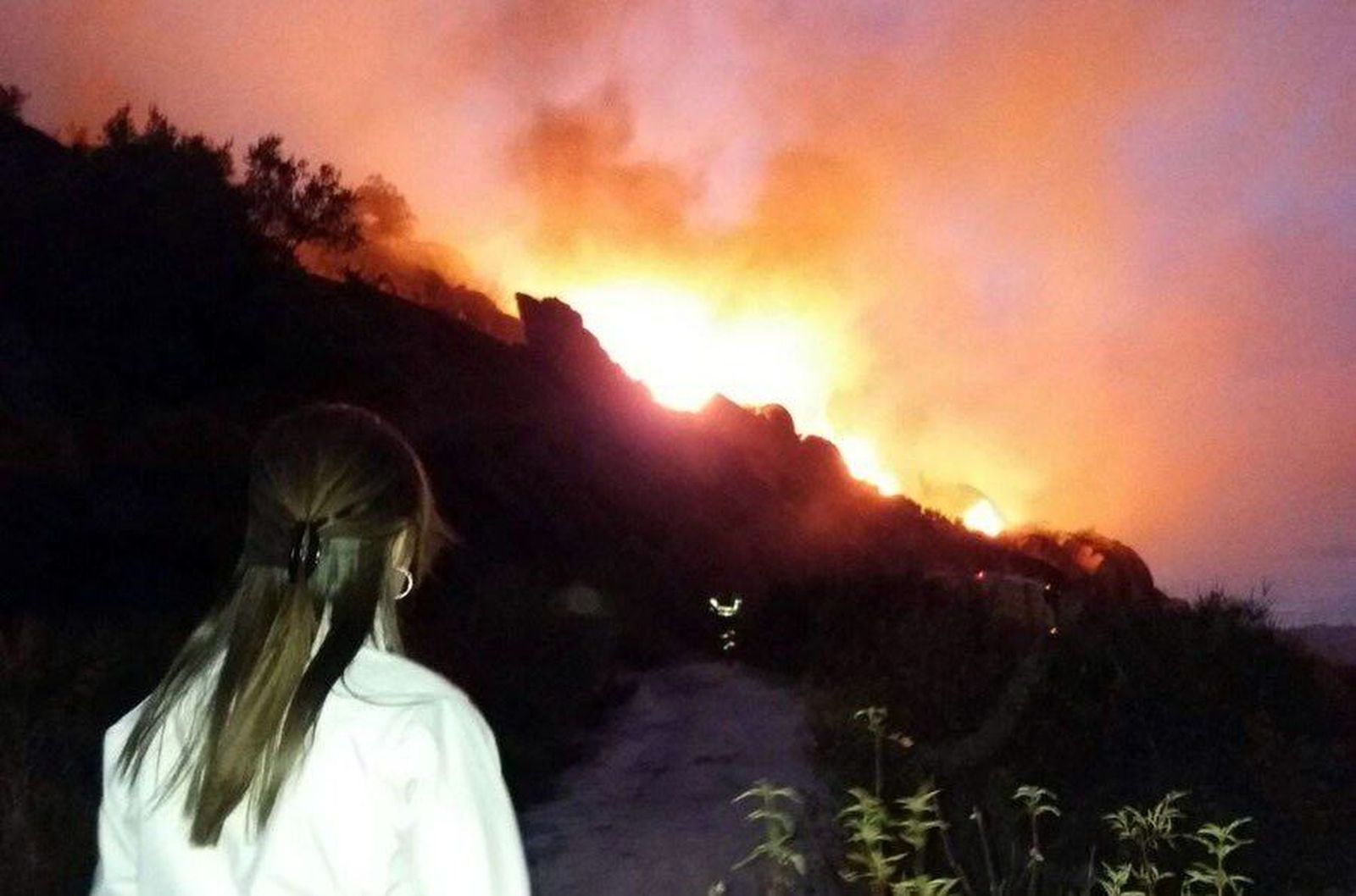El incendio de Ricobayo, controlado tras la situación de alerta entre los vecinos de la zona