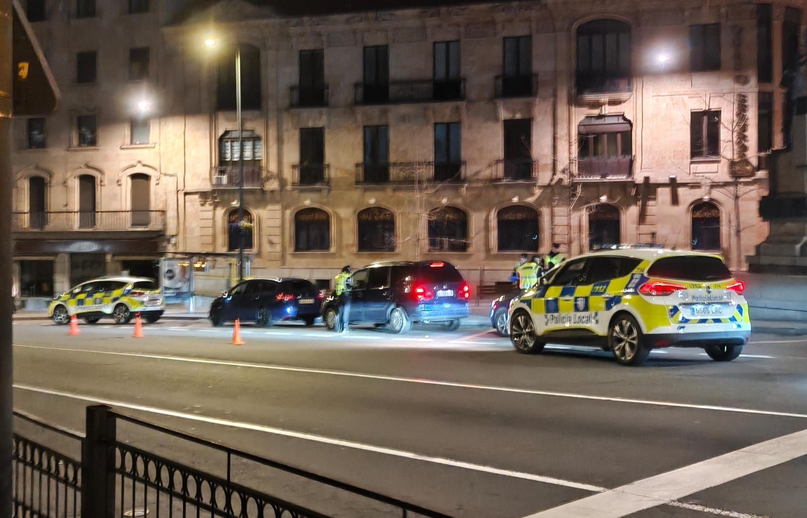 Policía Local en Gran Vía
