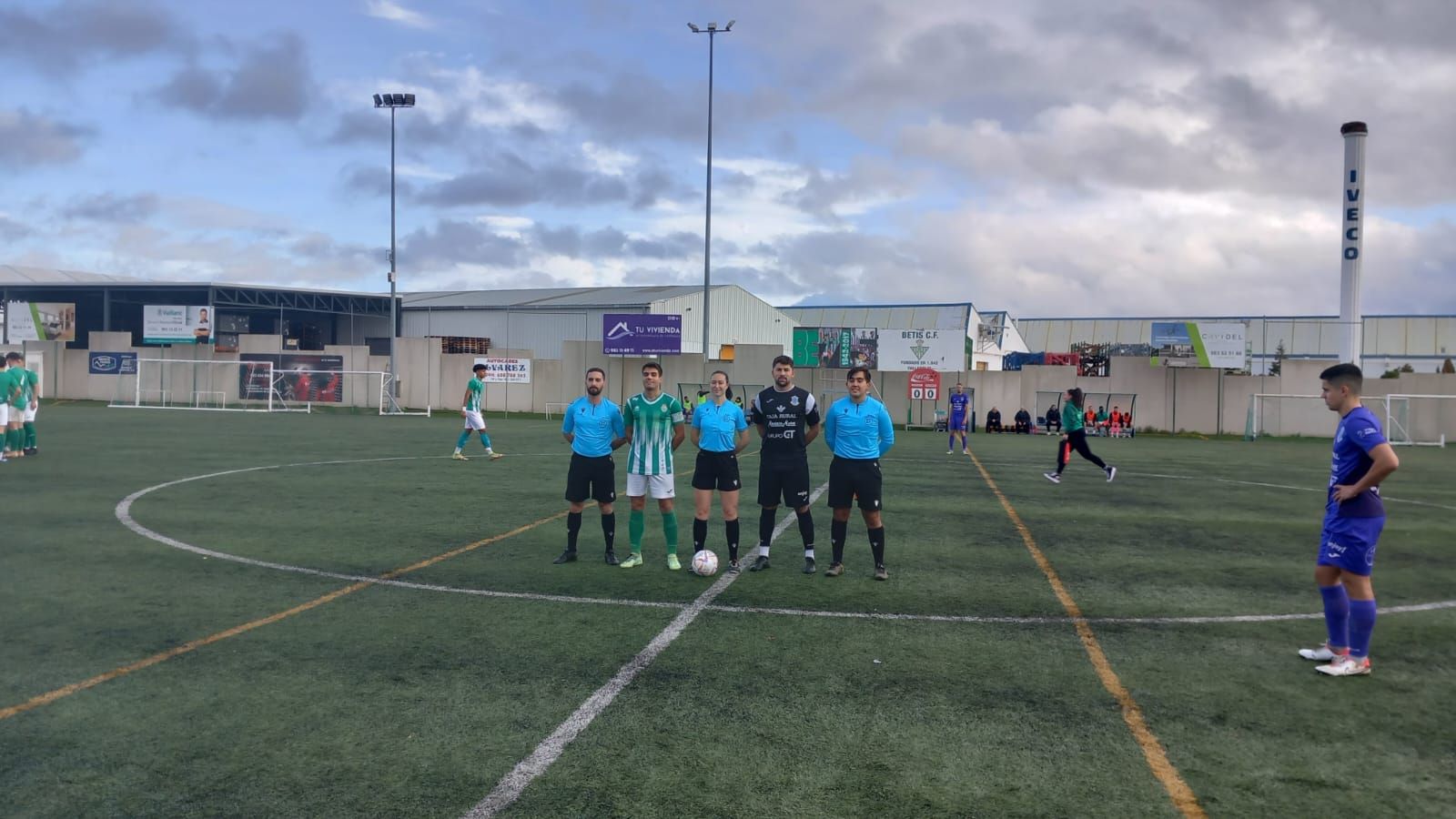 Un instante del Betis CF - Bovedana.